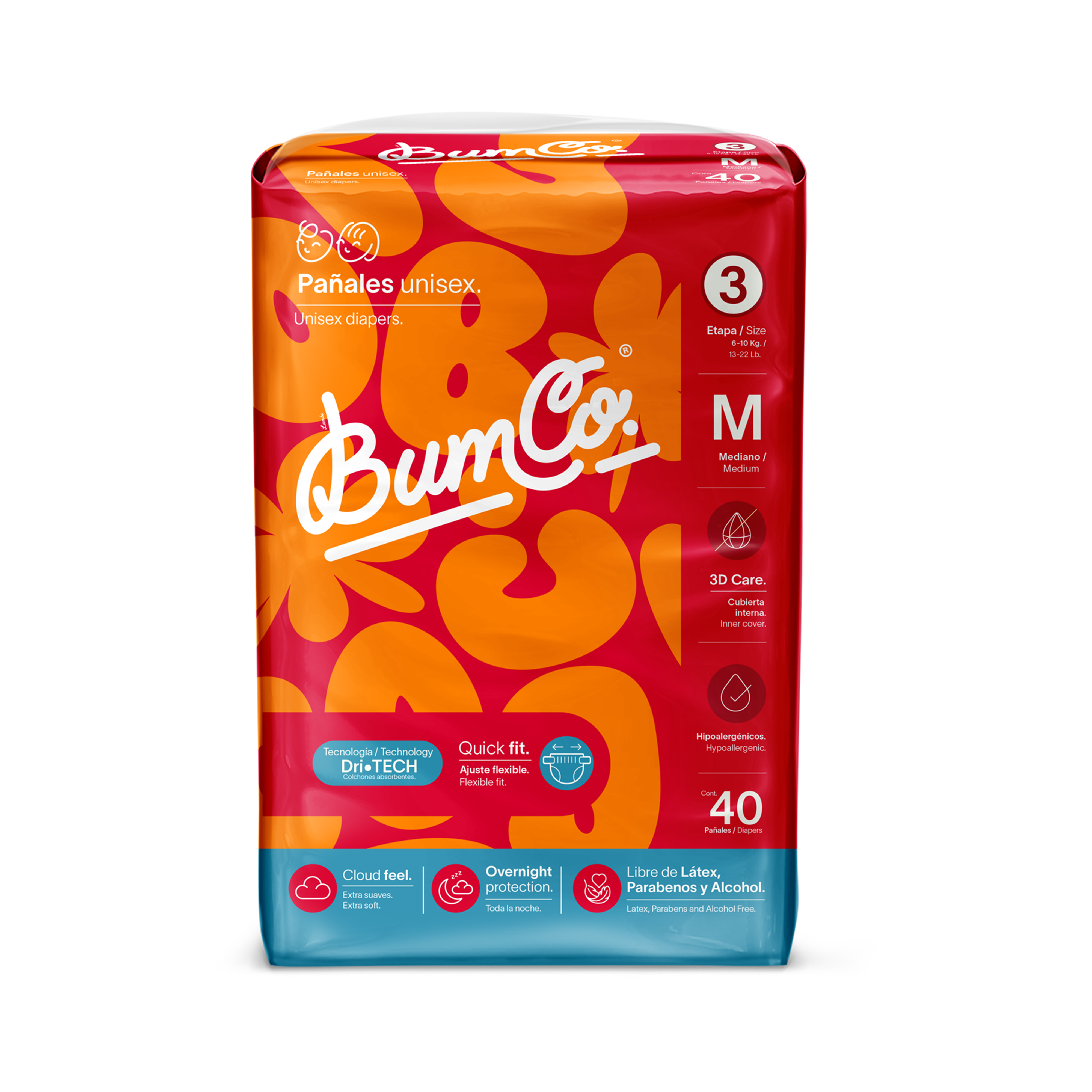Pañales para bebé | Etapa 3 - Mediano 6 a 10 kg