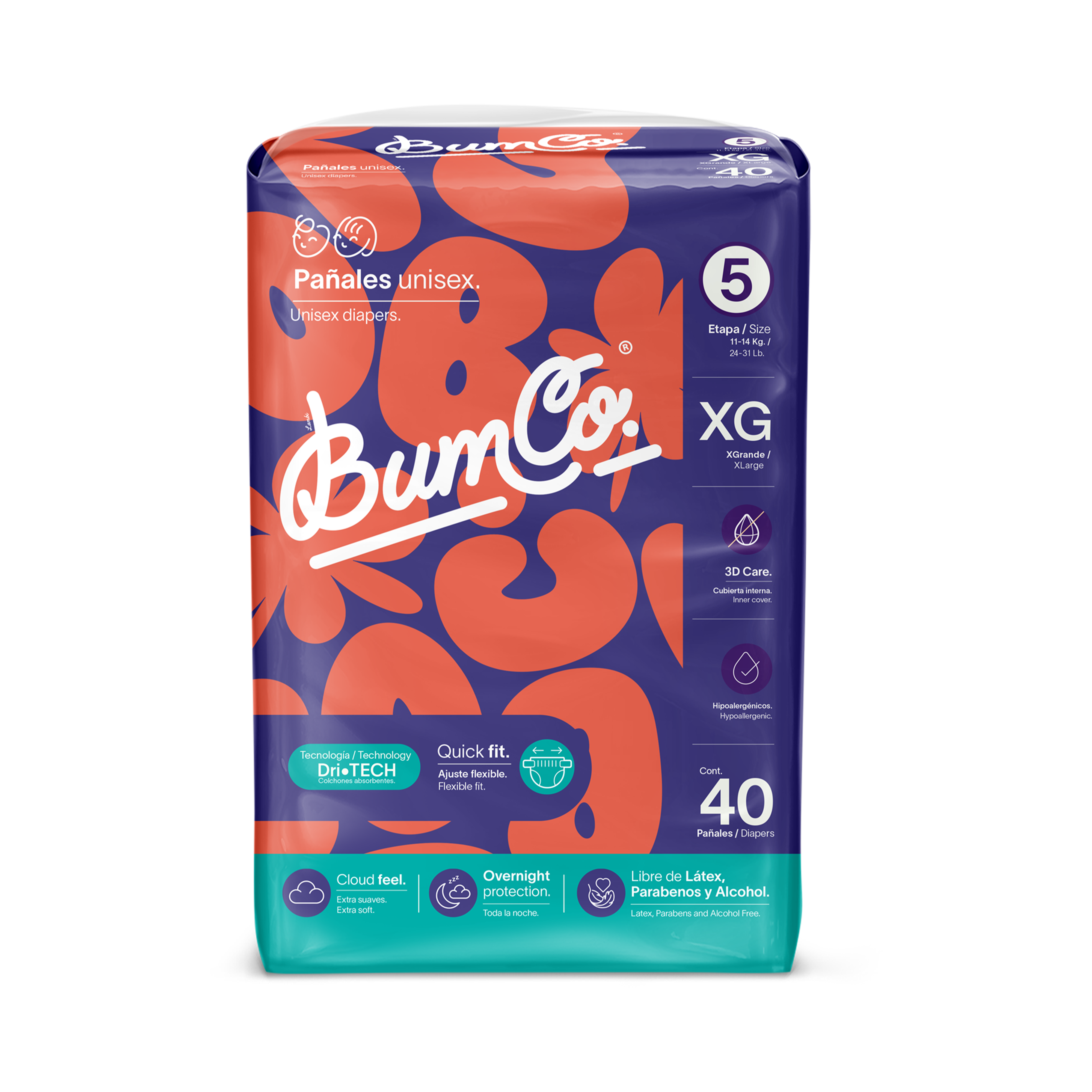 Pañales para bebé | Etapa 5 - XG 11 a 14 kg