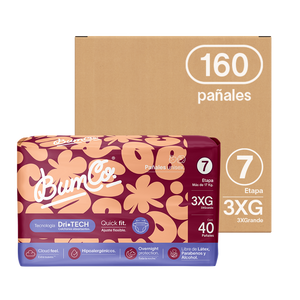 Pañales para bebé | Etapa 7 - 3XG + 17 kg | 160 pañales