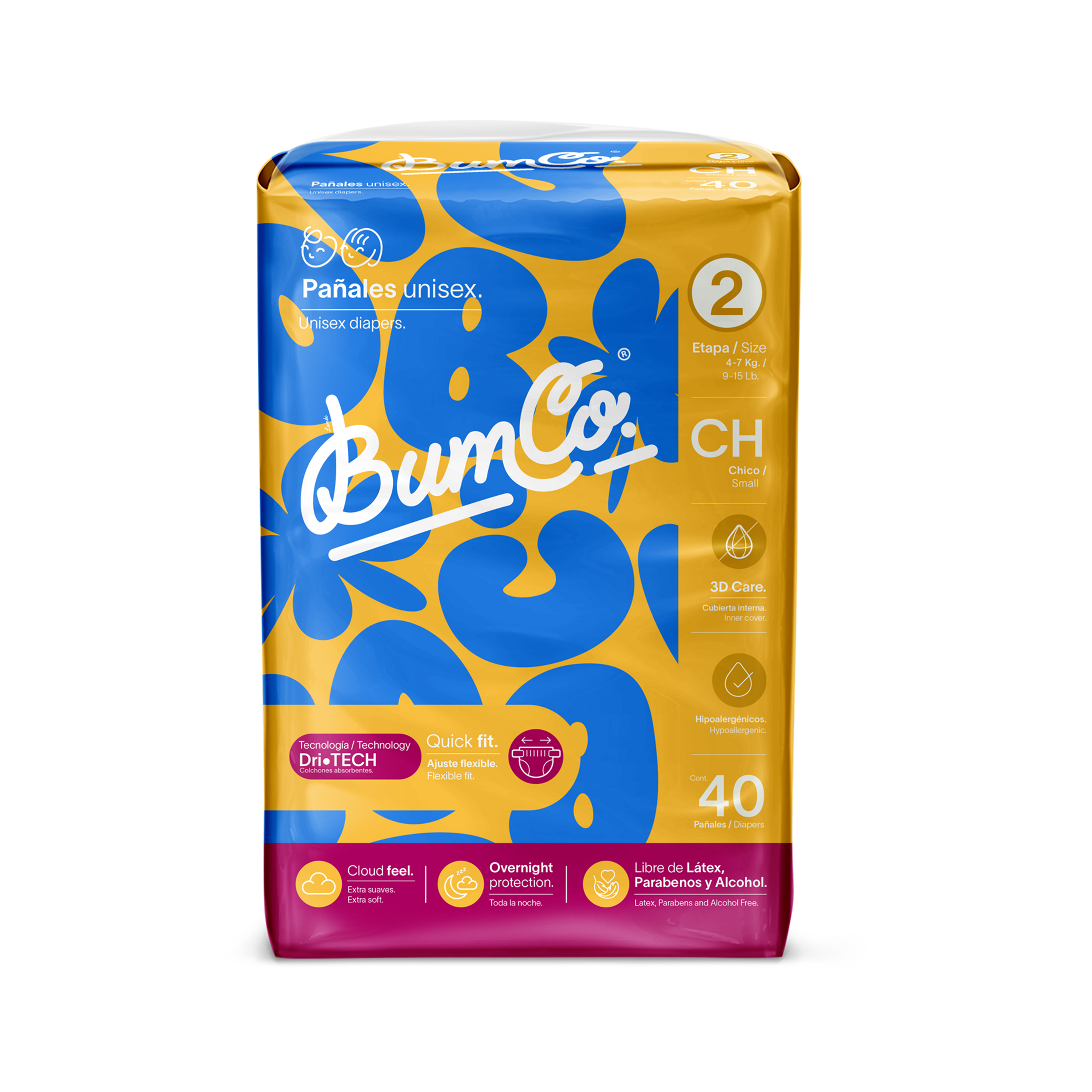 Pañales para bebé | Etapa 2 - Chico  4 a 7 kg