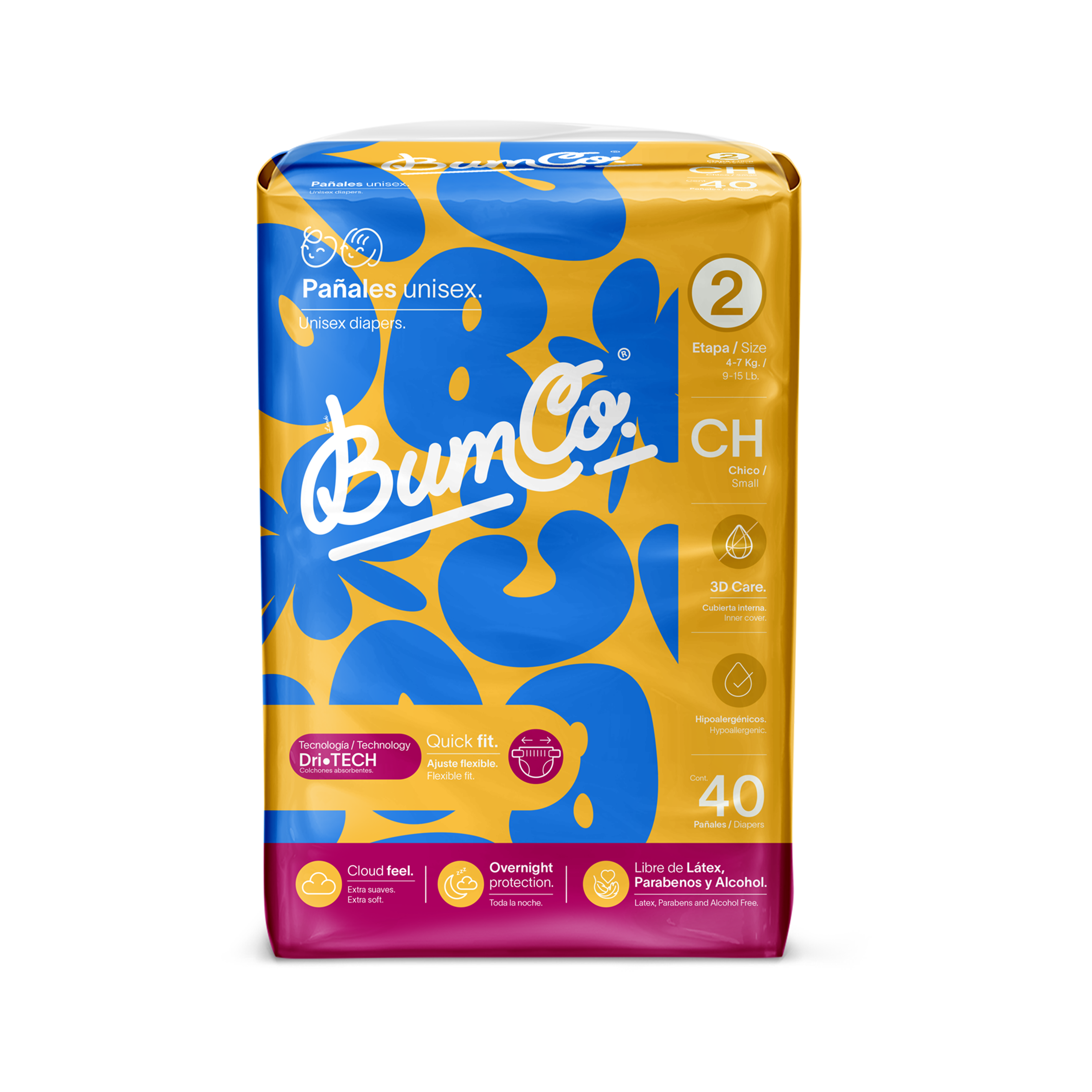 Pañales para bebé | Etapa 2 - Chico  4 a 7 kg