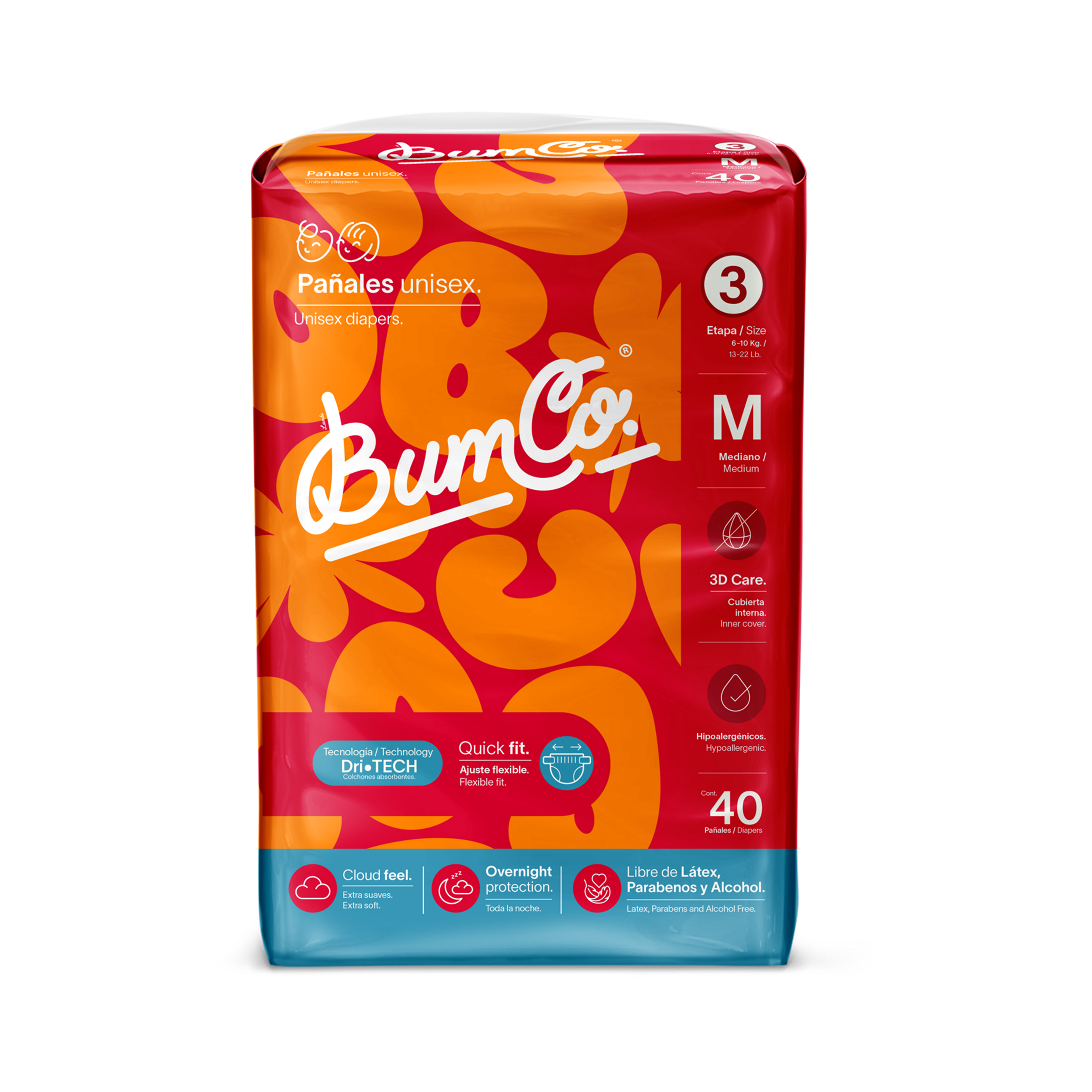 Pañales para bebé | Etapa 3 - Mediano 6 a 10 kg