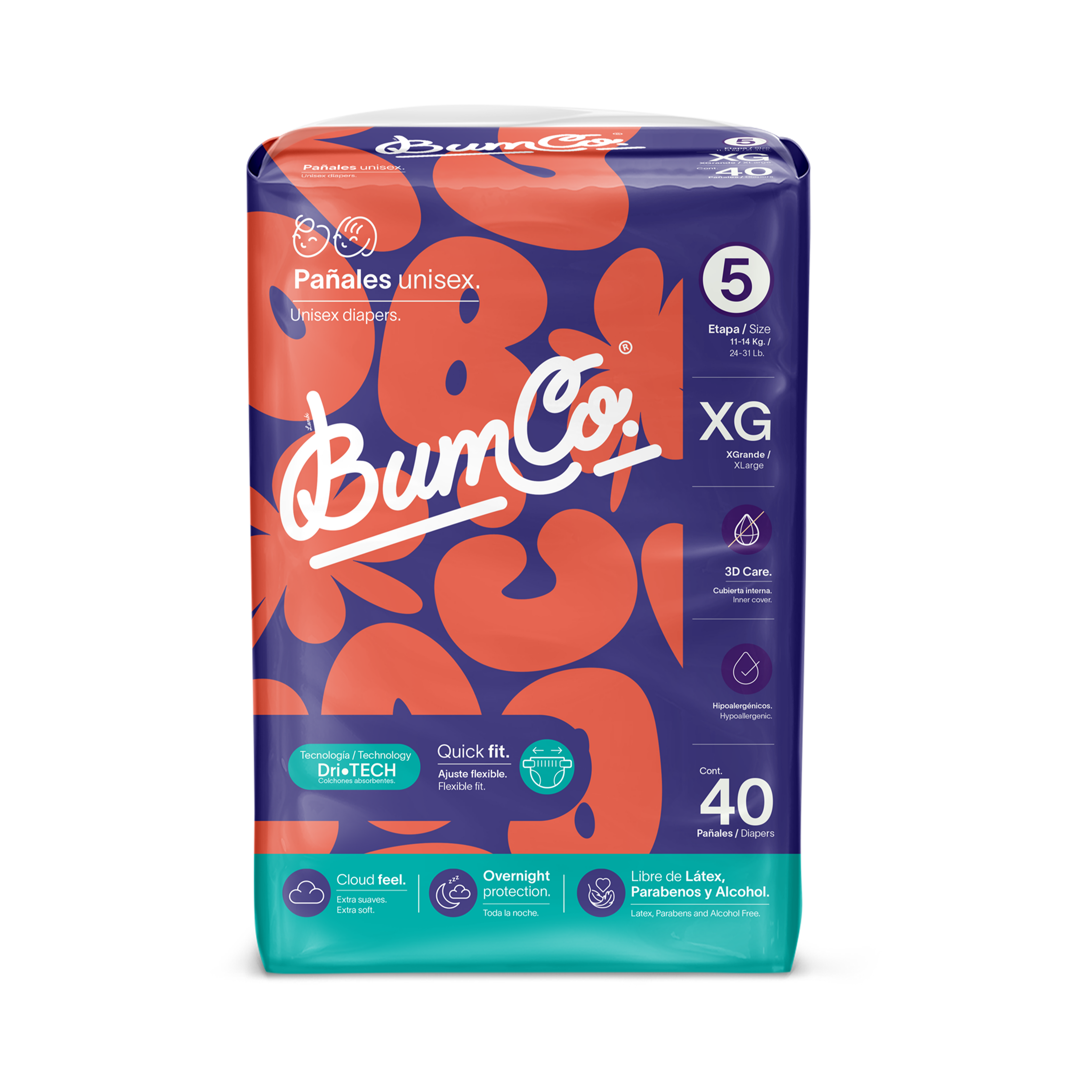 Pañales para bebé | Etapa 5 - XG 11 a 14 kg