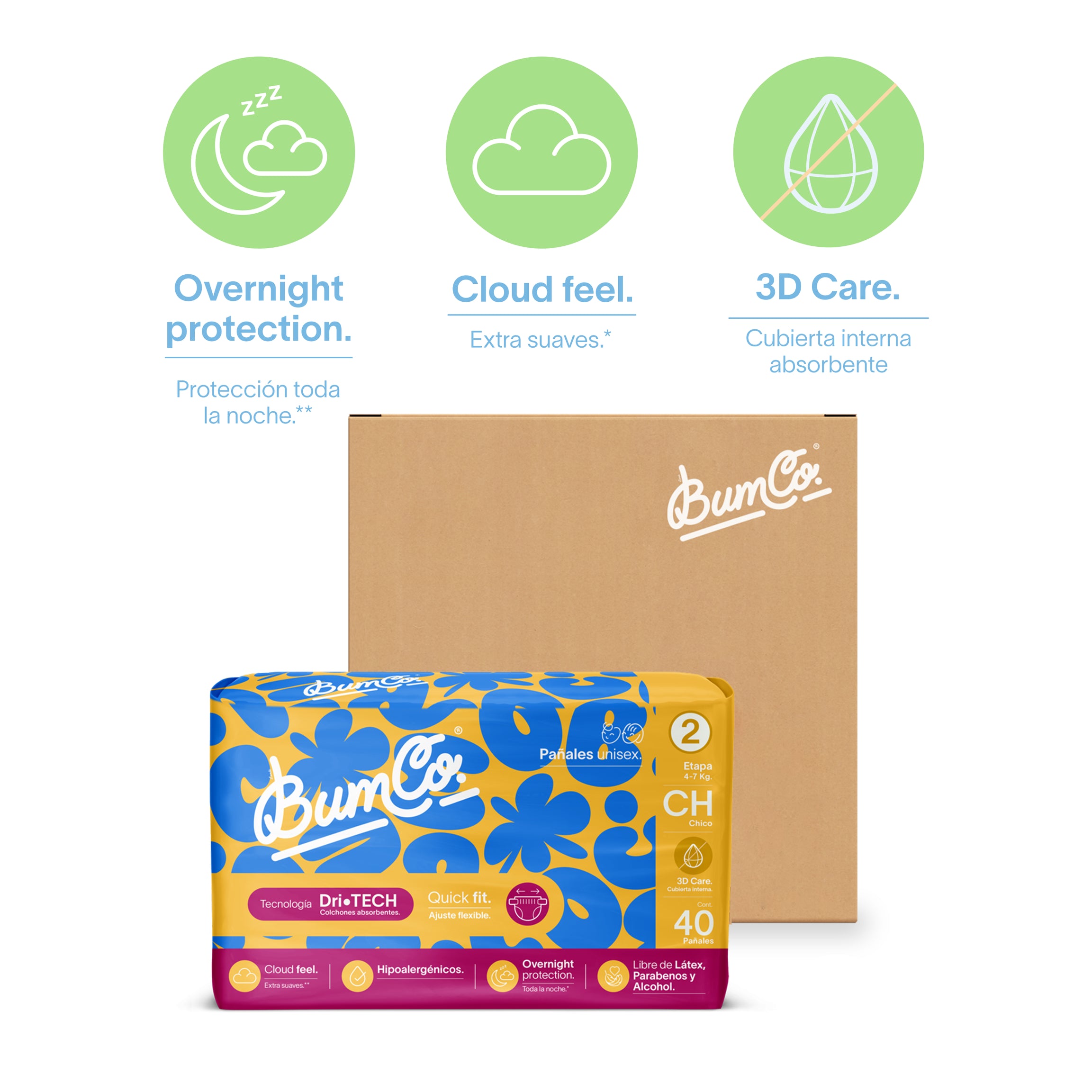 Pañales para bebé | Etapa 2 - Chico  4 a 7 kg