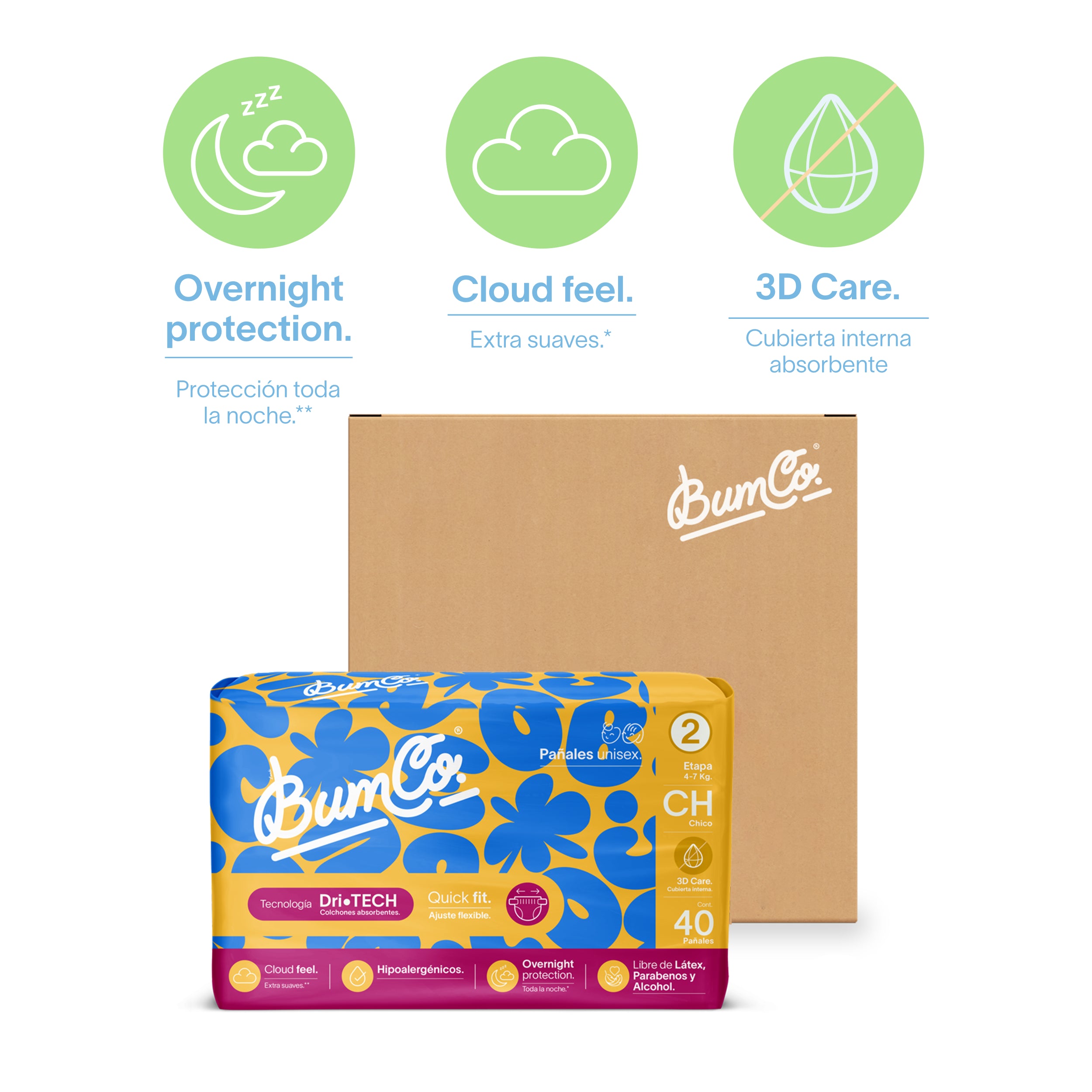 Pañales para bebé | Etapa 2 - Chico  4 a 7 kg