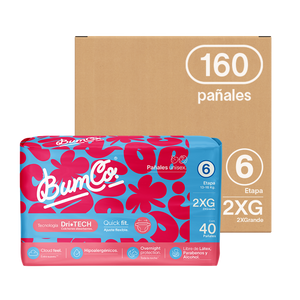 Pañales para bebé | Etapa 6 - 2XG 13 a 16 kg | 160 pañales